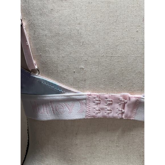 Hurley Women Tie Dye Lightly Padded Comfort Bra Pink Wirefree Wireless Size 36C - Picture 11 of 11